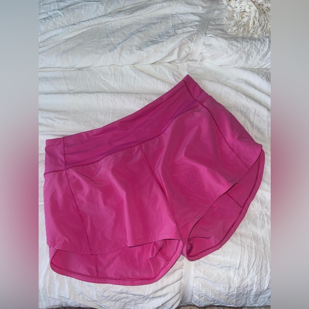 LULU LEMON Speed Up Mid-Rise Lined Short 4”